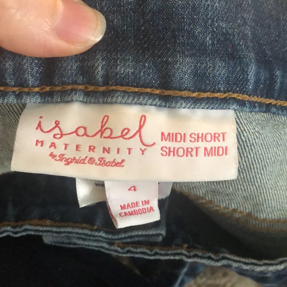 🔹4 for $30 Isabel Maternity MIDI Short, size 4 - Picture 4 of 4
